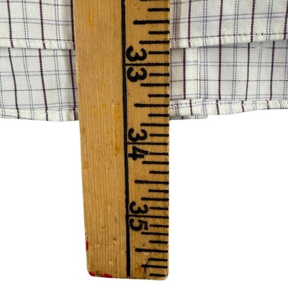Brooks Brothers Mens Button-Down Long Sleeve Shirt 16 1/2 104B Cotton/Spandex Wh - Picture 11 of 11